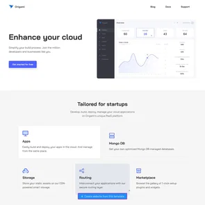 Origami website screenshot